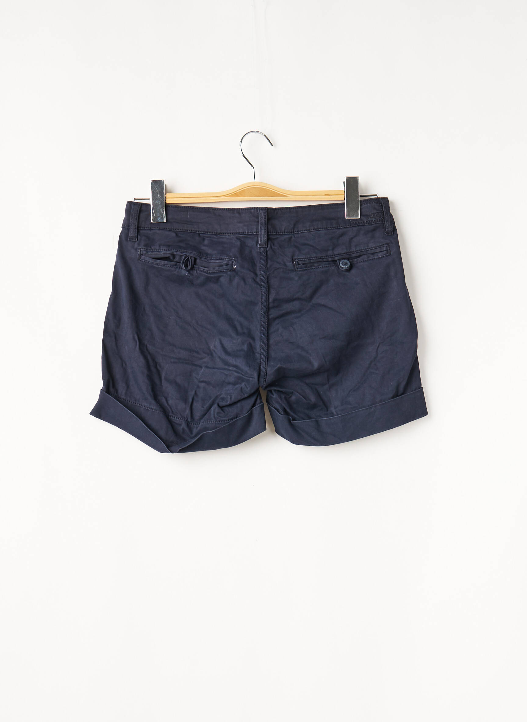 Šortas uždarymas su užtrauktuku po mygtuku uždengimu normala dydis mėlyna DENIM STUDIO moteris