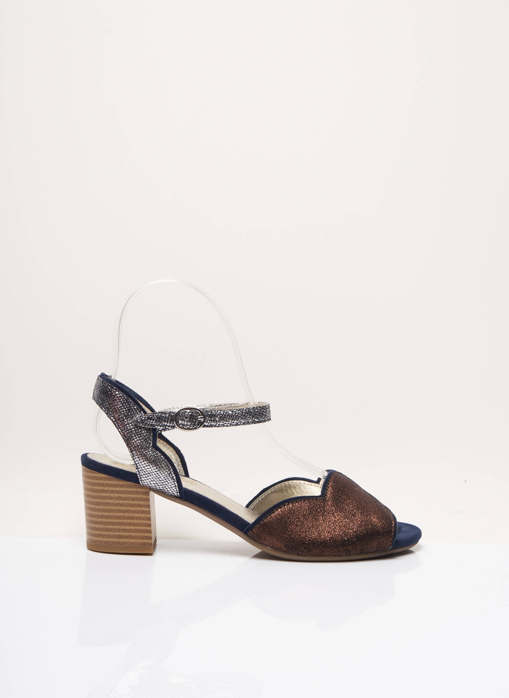 Sandalai/nu pėdos amortizuojančios pado tipas kulnas nuo 4 iki 6 cm rudas SWEET moteris