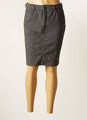 Pusilgis sijonas normala dydis pilka DENIM &DRESS moteris