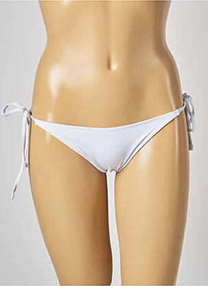 Maudymosi kelnaitės satino audinys bikini baltas MON PETIT BIKINI moteris