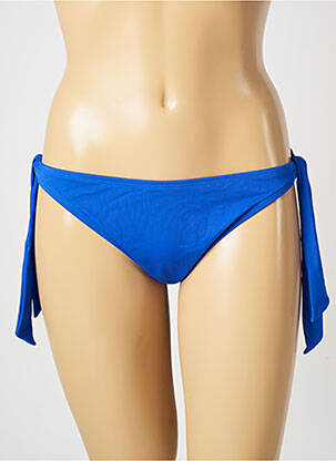 Maudymosi kelnaitės satino audinys bikini mėlyna MON PETIT BIKINI moteris