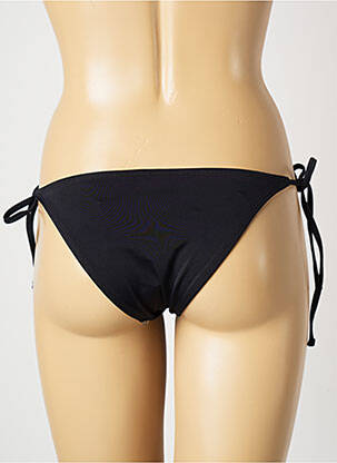 Maudymosi kelnaitės satino audinys bikini juodas MON PETIT BIKINI moteris