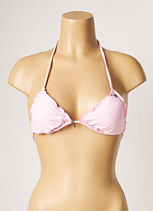 Maudymosi viršūnė tamprumas liemenėlė su išimamu putų paminkštinimu rožinė BANANA MOON moteris