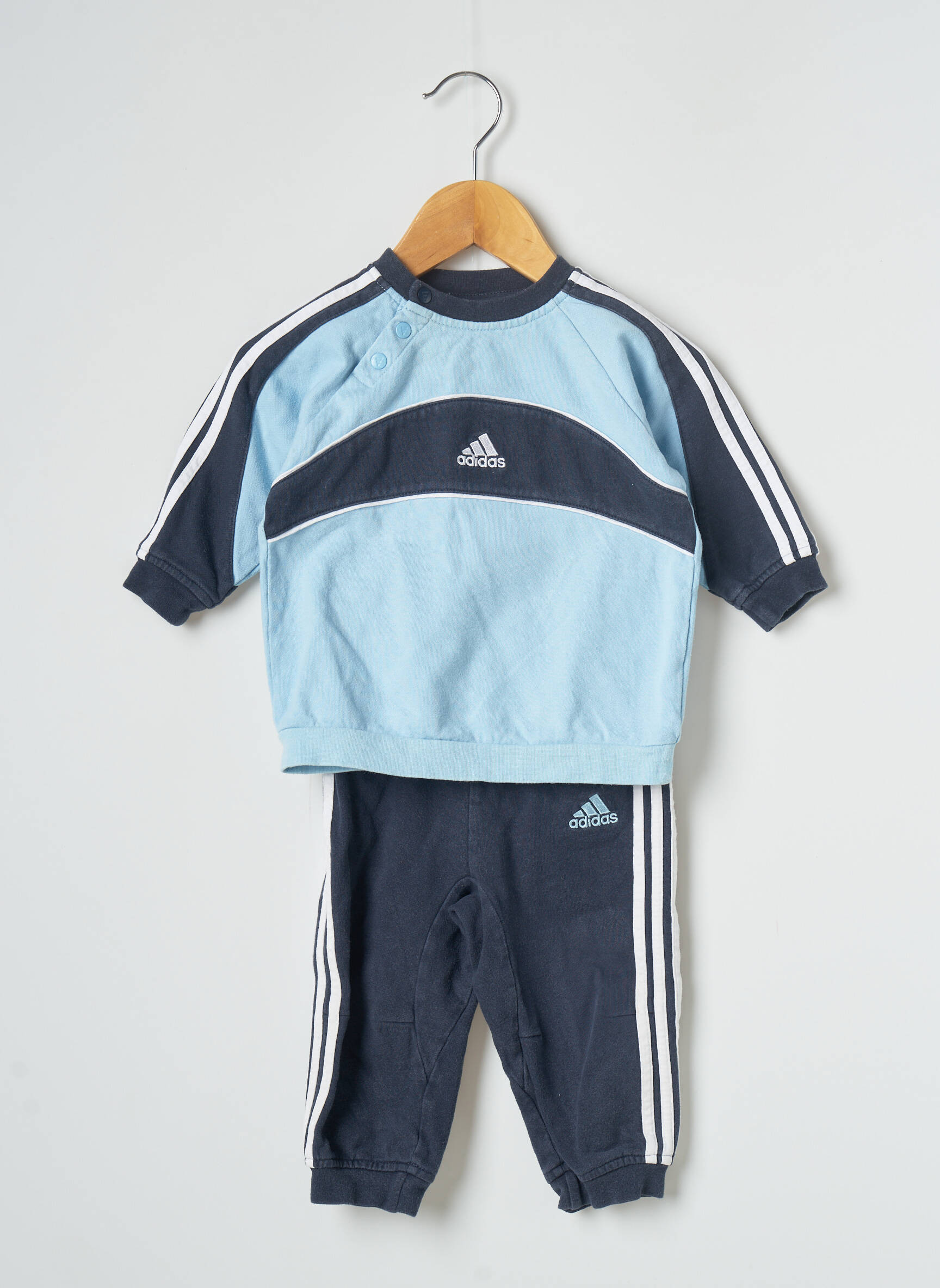 Kelnaičių rinkinys elastinė dydžio sistema mėlyna ADIDAS berniukas