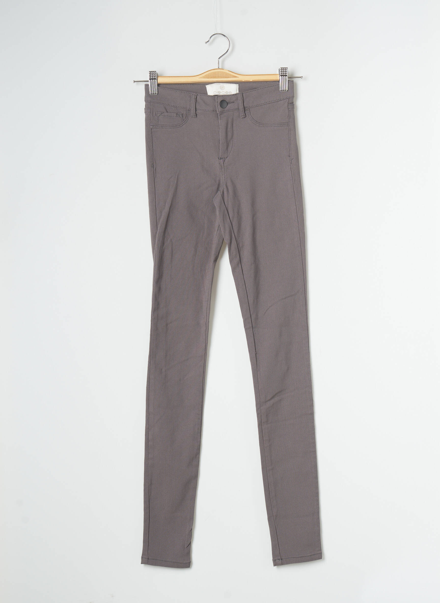 Jegging jersey audinys normala dydis pilka PIECES moteris
