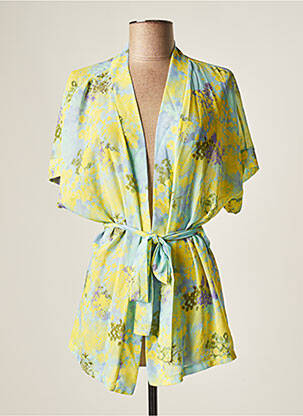 Kimono striukė col v geltona BELLITA moteris