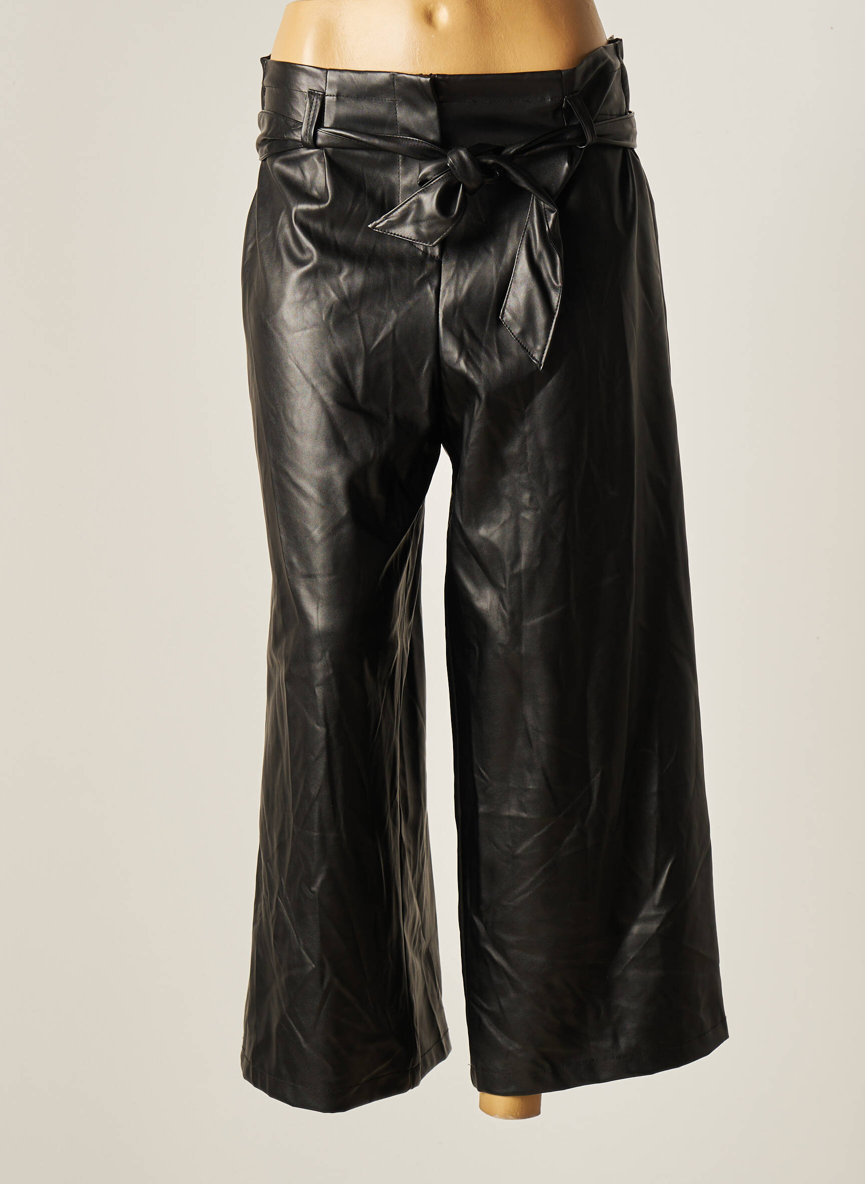 Platus kelnes juodas ASTRID BLACK LABEL moteris