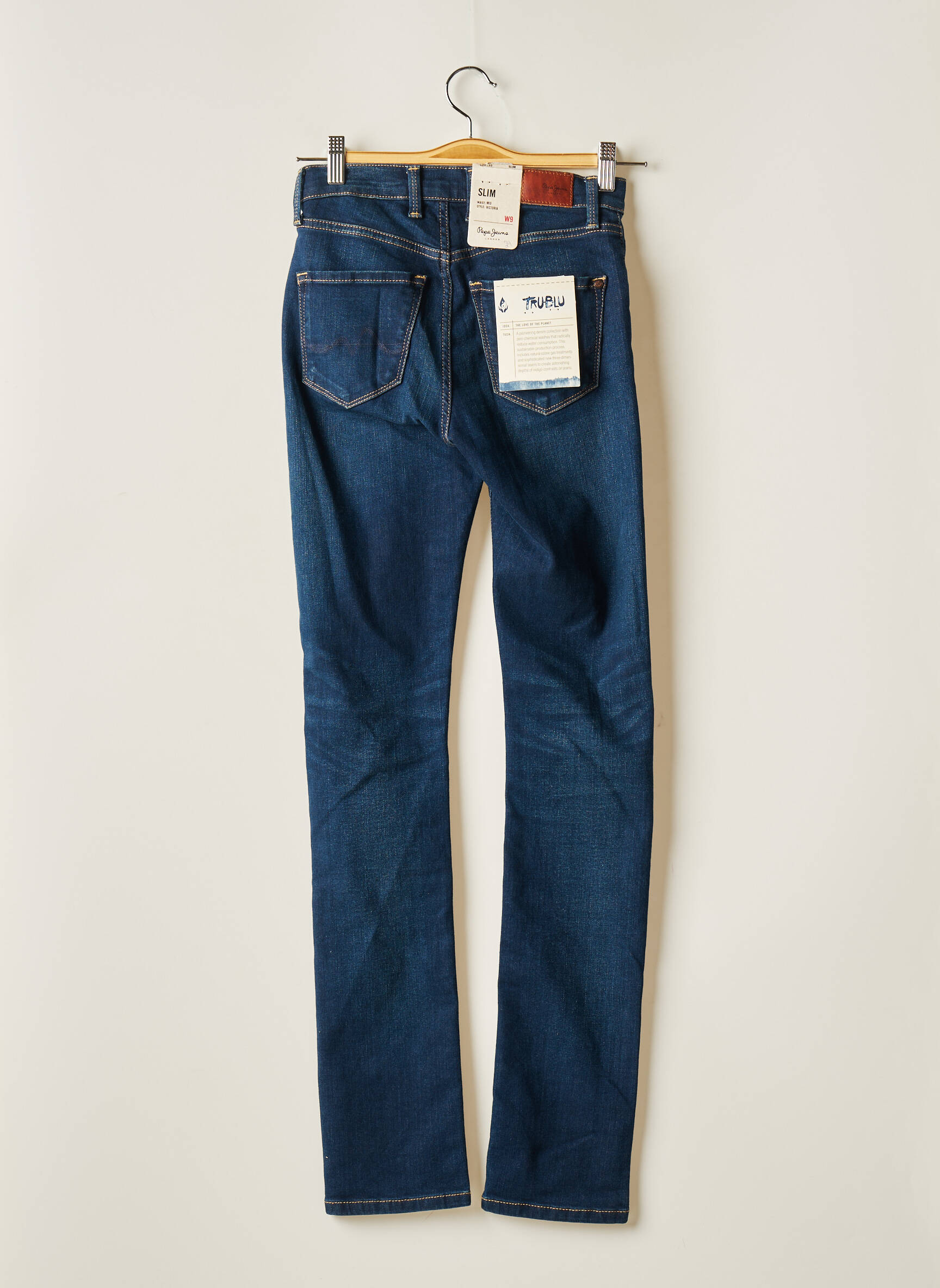 Lieknos džinsai mėlyna PEPE JEANS moteris