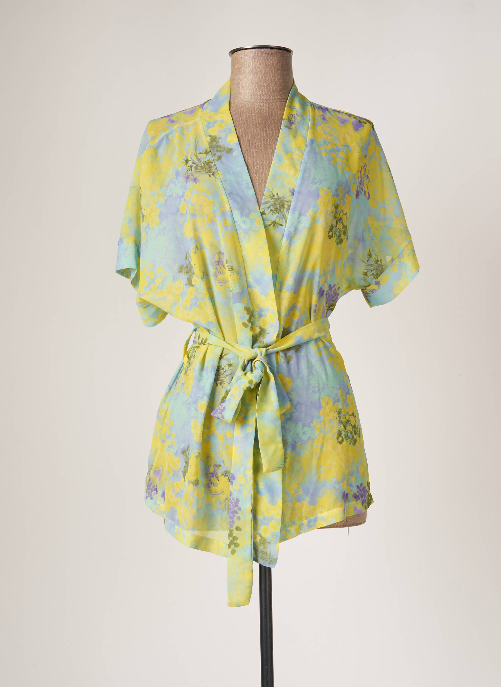 Kimono striukė geltona BELLITA moteris