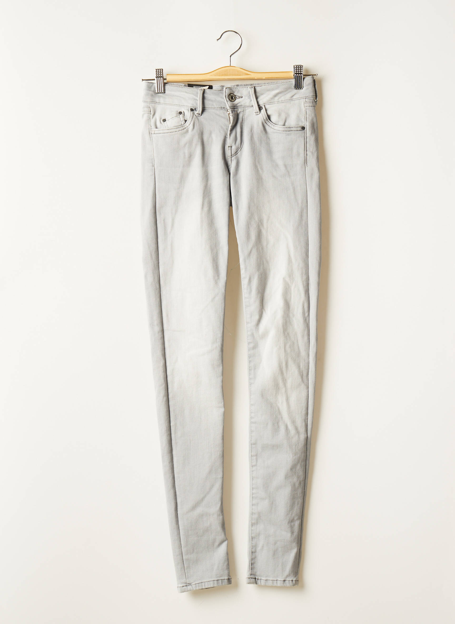 Lieknos džinsai pilka PEPE JEANS moteris