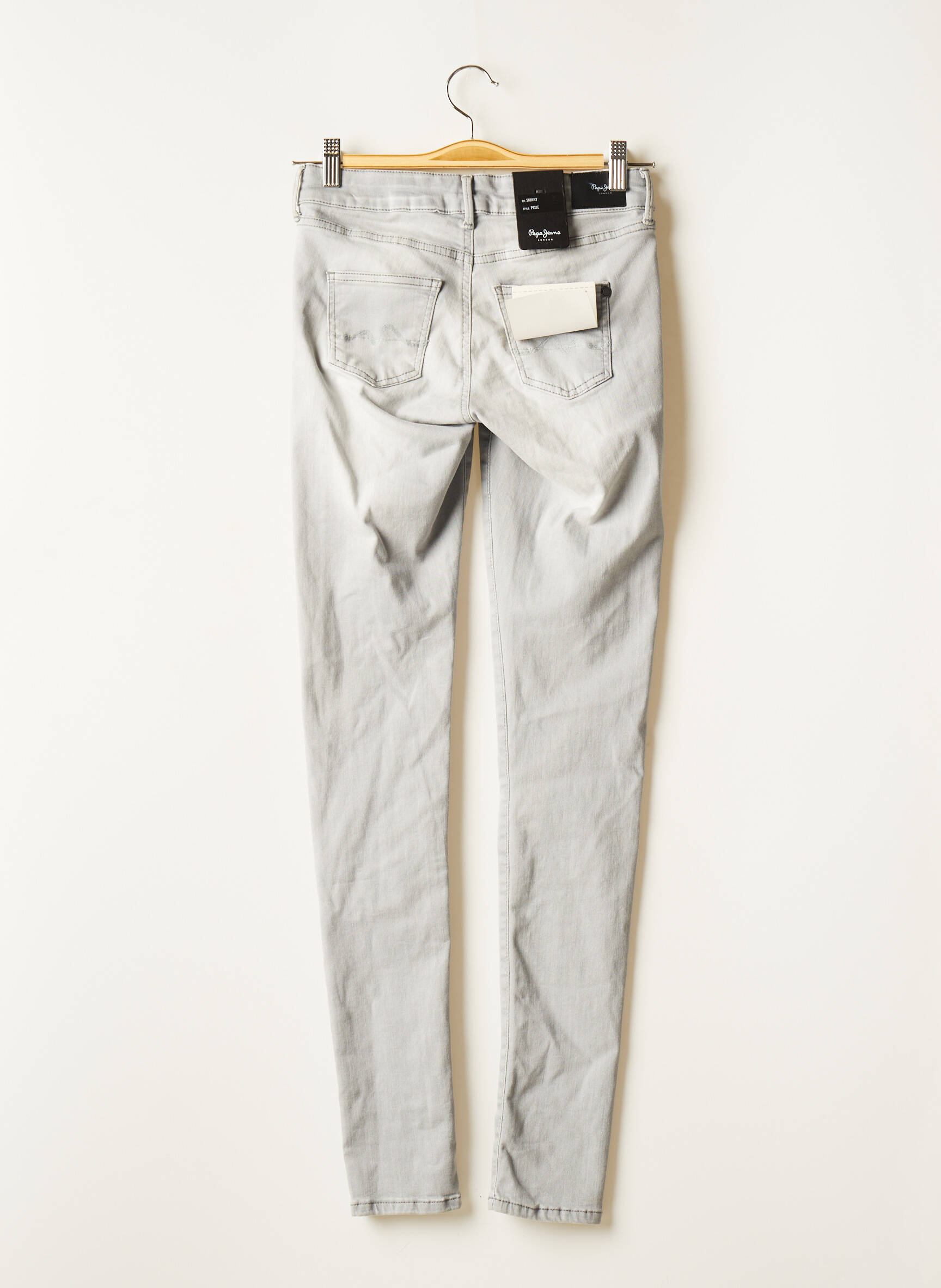 Lieknos džinsai pilka PEPE JEANS moteris