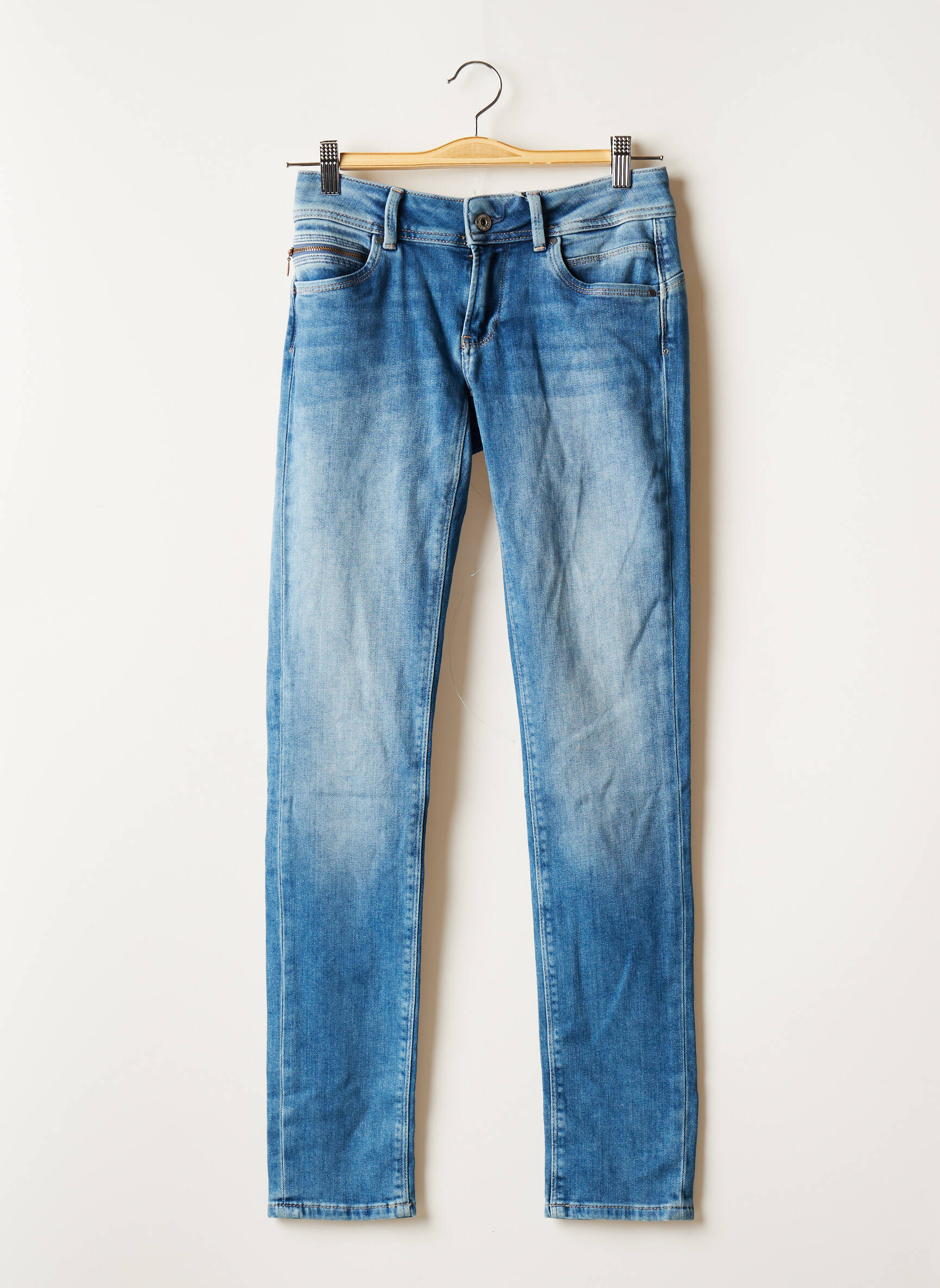 Lieknos džinsai mėlyna PEPE JEANS moteris
