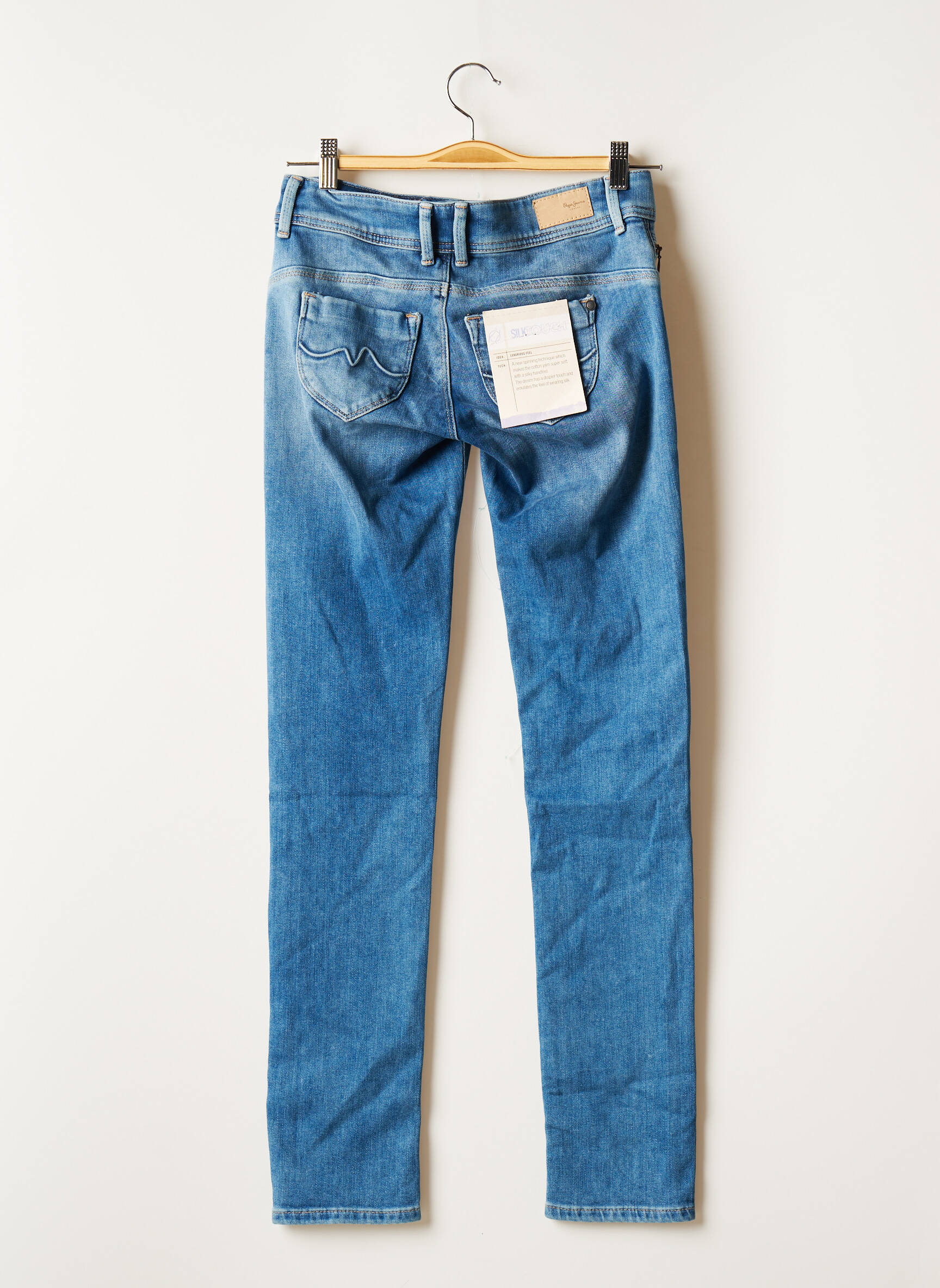 Lieknos džinsai mėlyna PEPE JEANS moteris