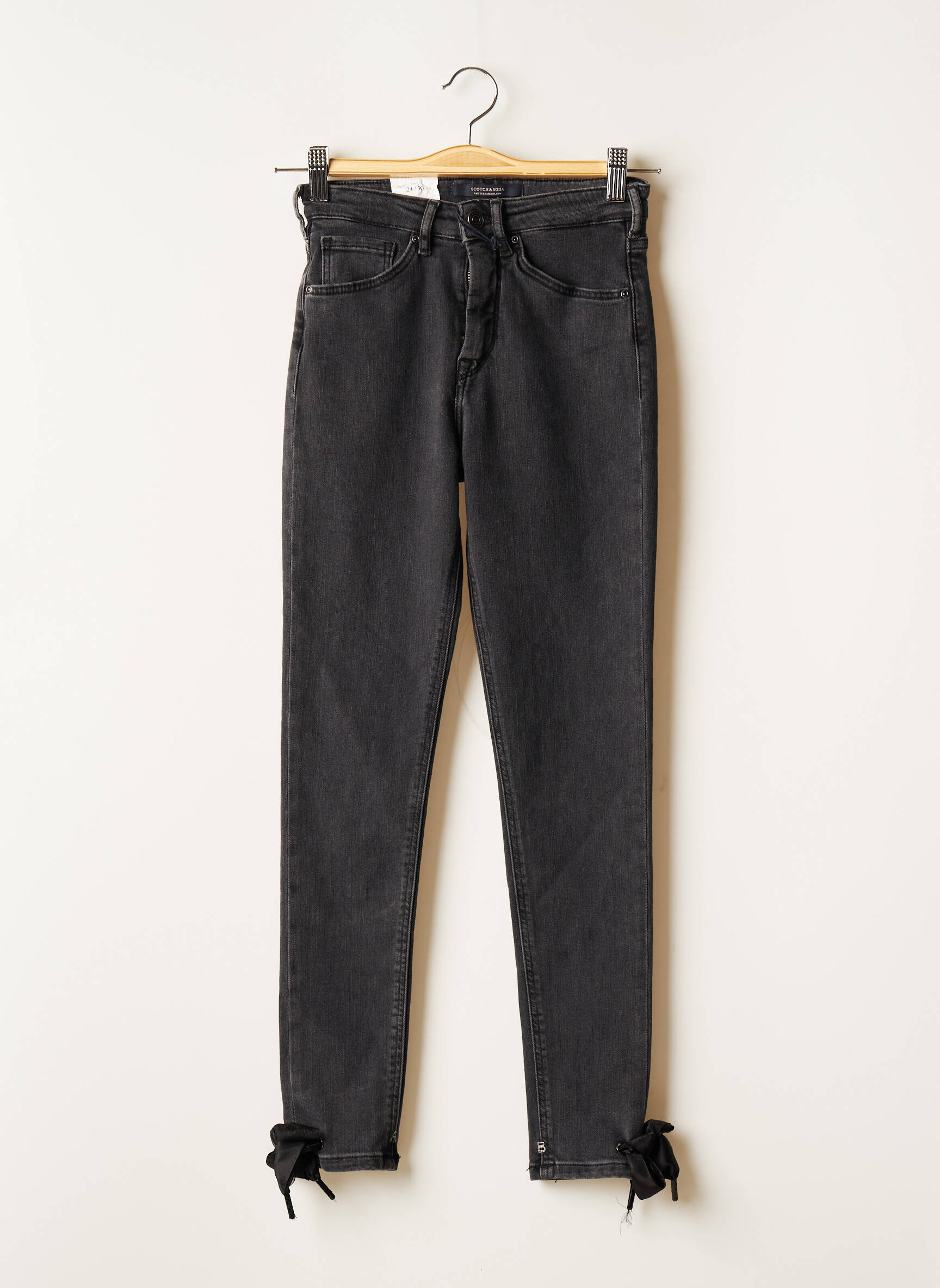Lieknos džinsai pilka SCOTCH & SODA moteris