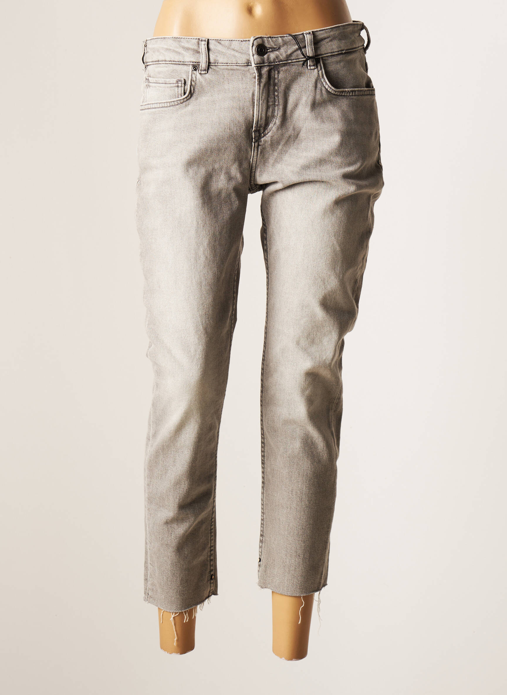 Tiesios kirpimo džinsai pilka SCOTCH & SODA moteris