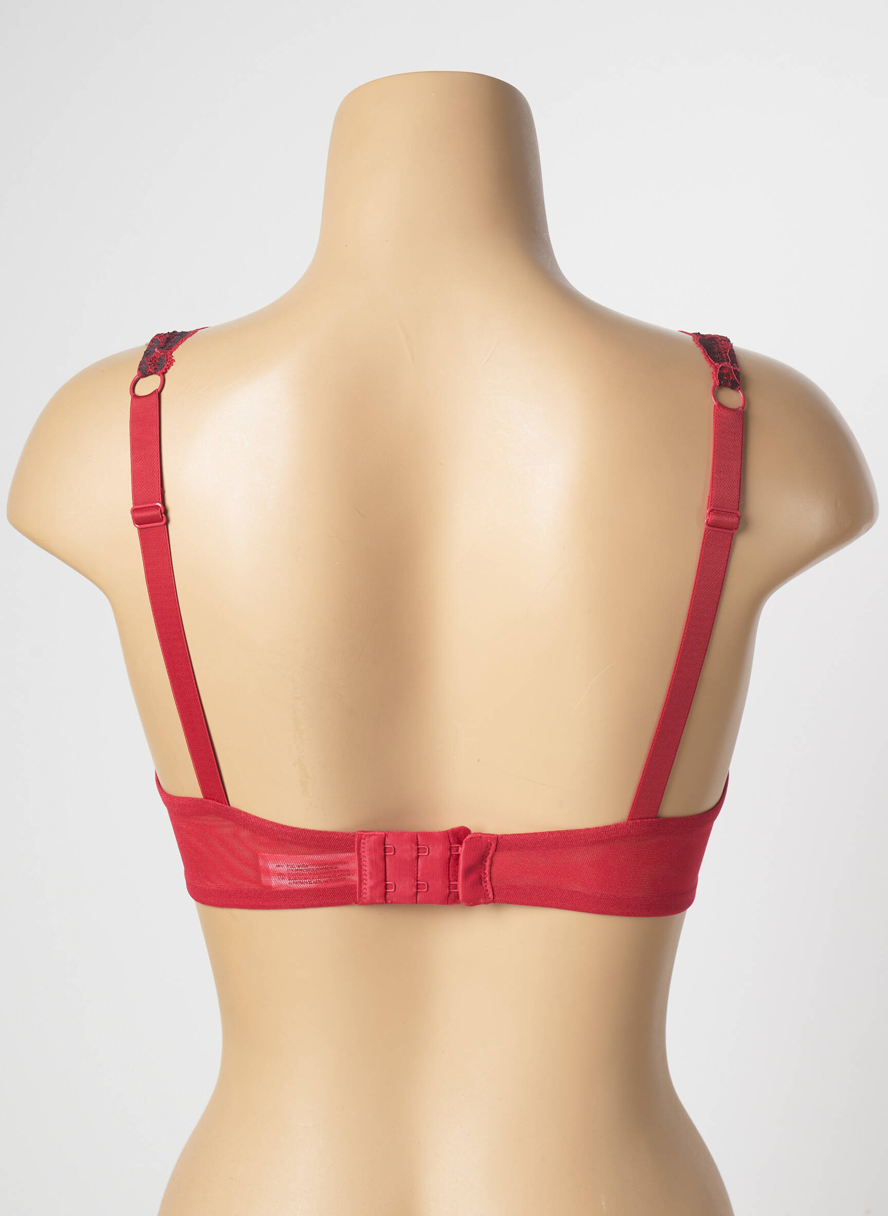 Liemenėlė push-up liemenėlė su aukštu palaikymu push-up liemenėlė su aukštu palaikymu raudona VALEGE moteris