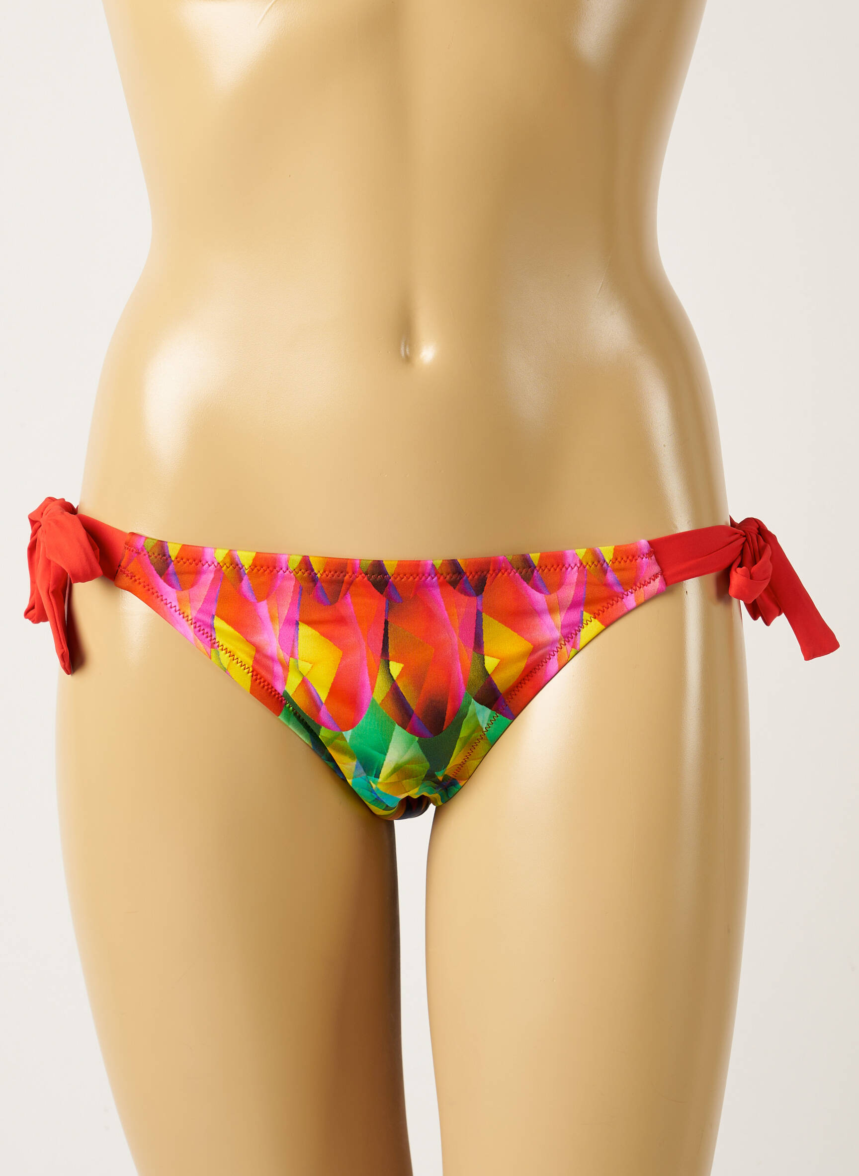 Maudymosi kelnaitės fantazijos raštas bikini oranžinė ANTIGEL moteris