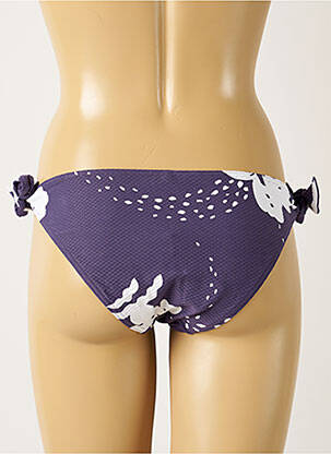 Maudymosi kelnaitės tekstūruotas audinys bikini violetinis MAISON LEJABY moteris