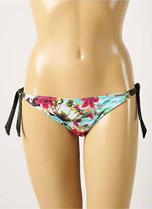 Maudymosi kelnaitės gėlių raštas bikini mėlyna BANANA MOON moteris
