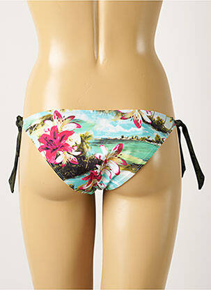Maudymosi kelnaitės gėlių raštas bikini mėlyna BANANA MOON moteris