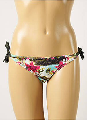 Maudymosi kelnaitės gėlių raštas bikini mėlyna BANANA MOON moteris