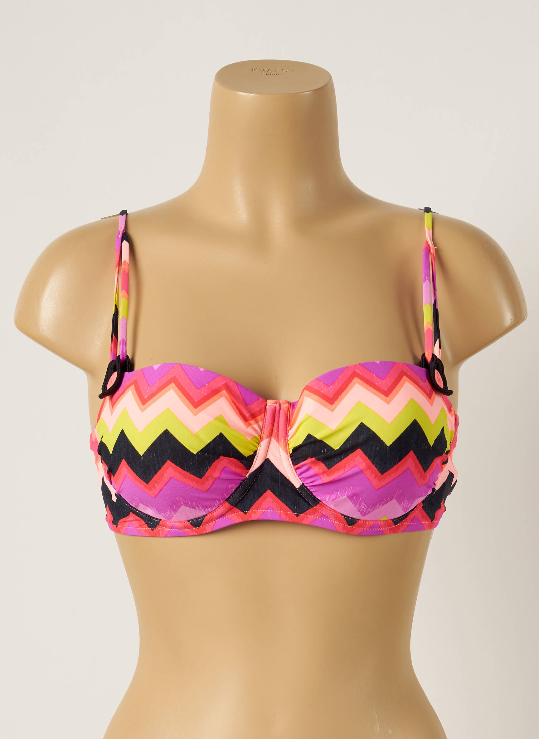 Maudymosi viršūnė tamprumas push-up liemenėlė su aukštu palaikymu violetinis SEAFOLLY moteris