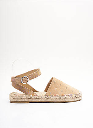 Espadrilės apvalus mygtukas plokščias kulnas iki 3 cm bežinis LIU JO moteris