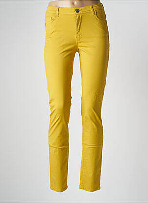 Lieknos kelnės geltona TRUSSARDI JEANS moteris