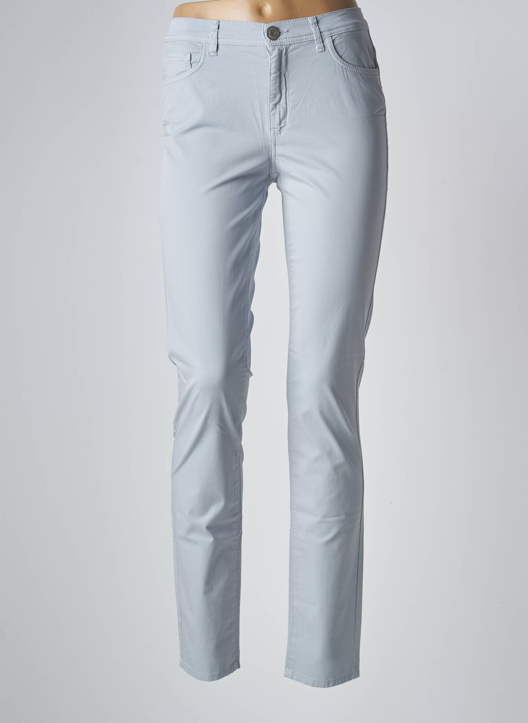 Lieknos kelnės mėlyna TRUSSARDI JEANS moteris