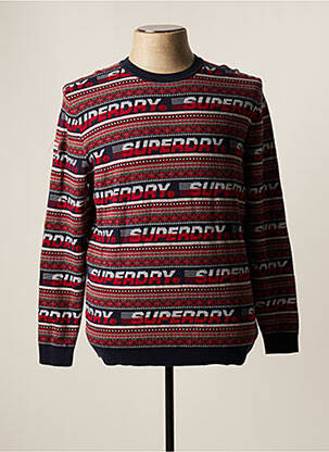 Megztinis raudona SUPERDRY vyras