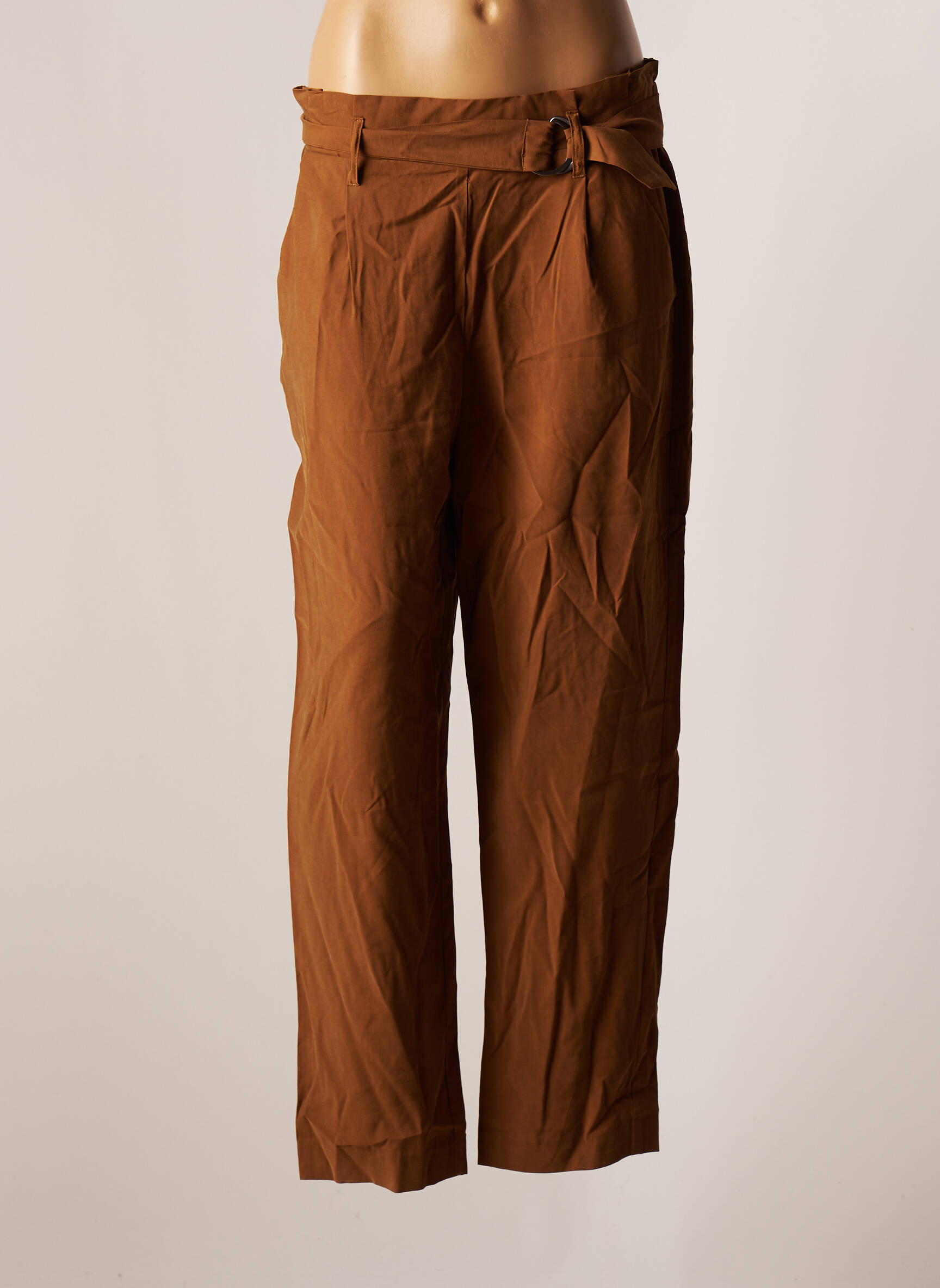 Chino kelnė rudas ONLY moteris
