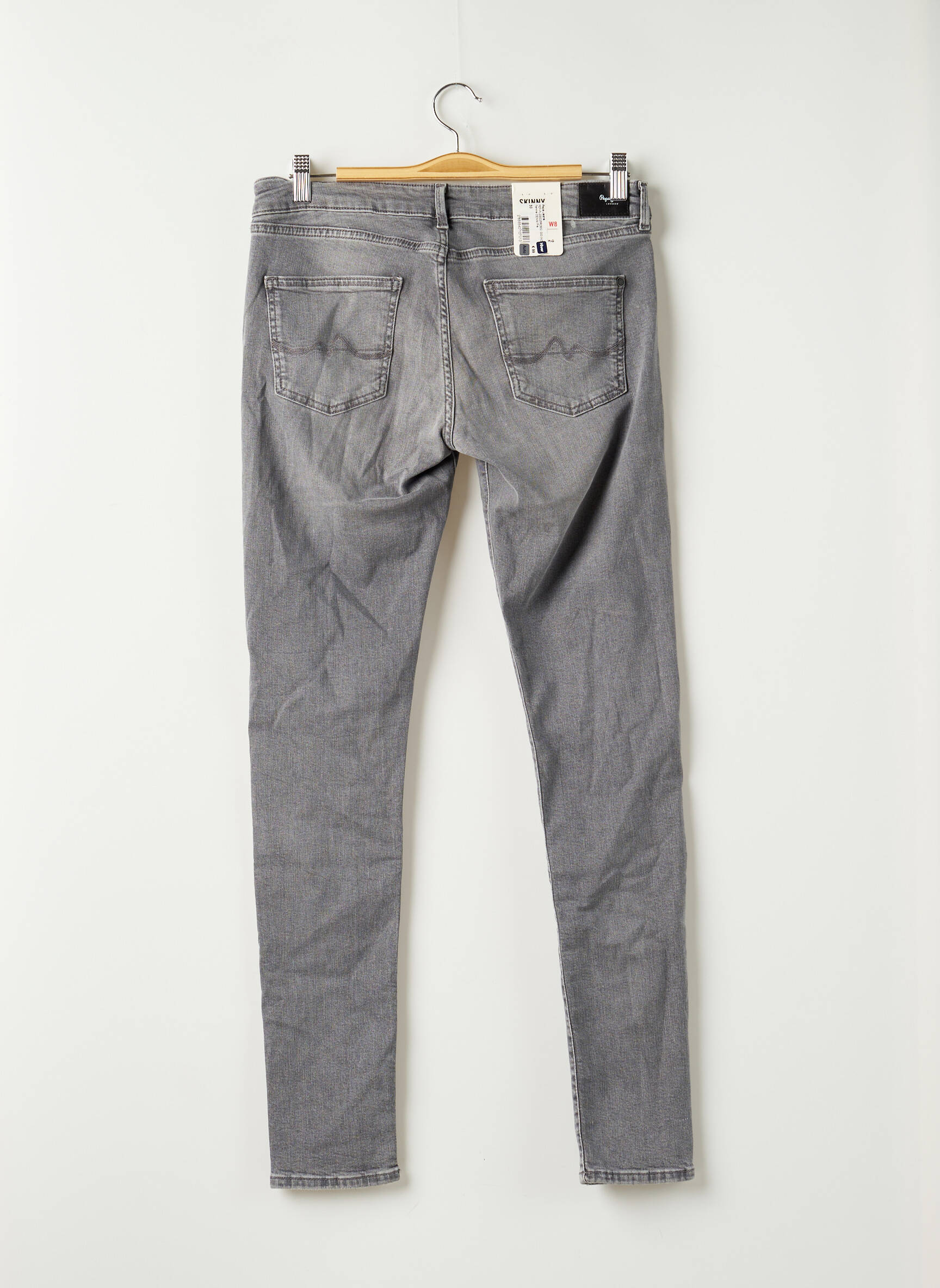 Lieknos džinsai pilka PEPE JEANS moteris