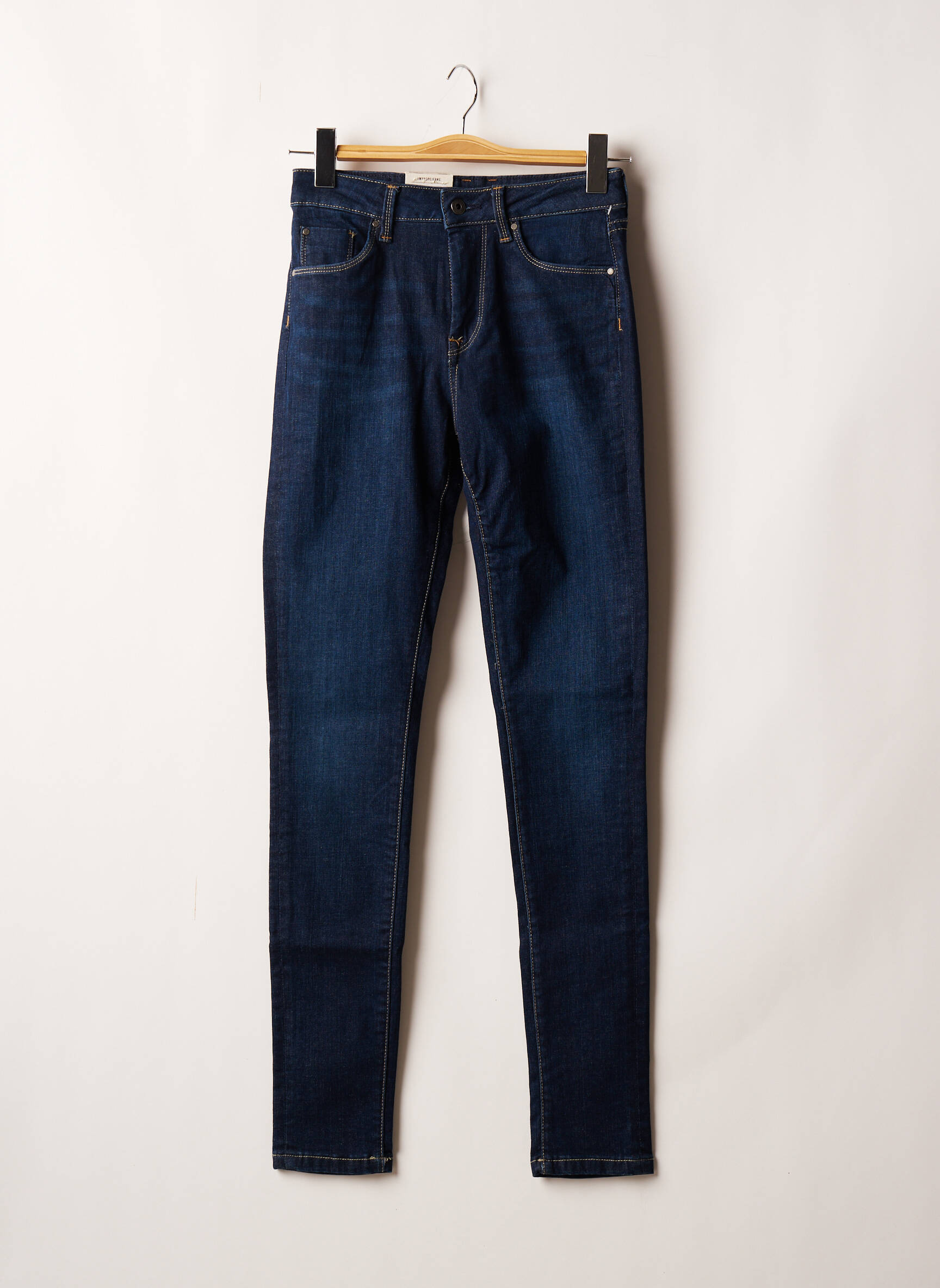 Lieknos džinsai mėlyna PEPE JEANS moteris