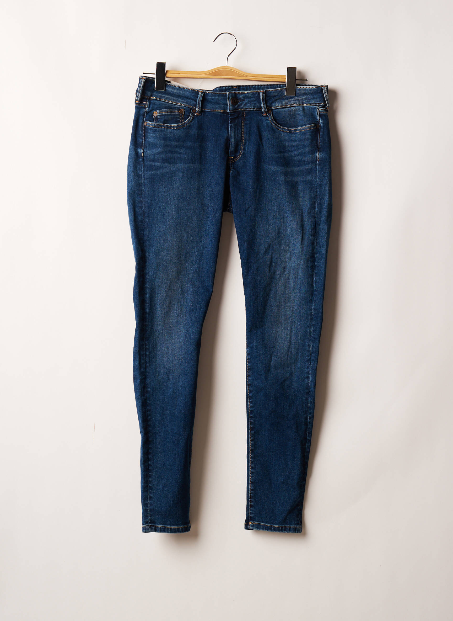 Lieknos džinsai mėlyna PEPE JEANS moteris