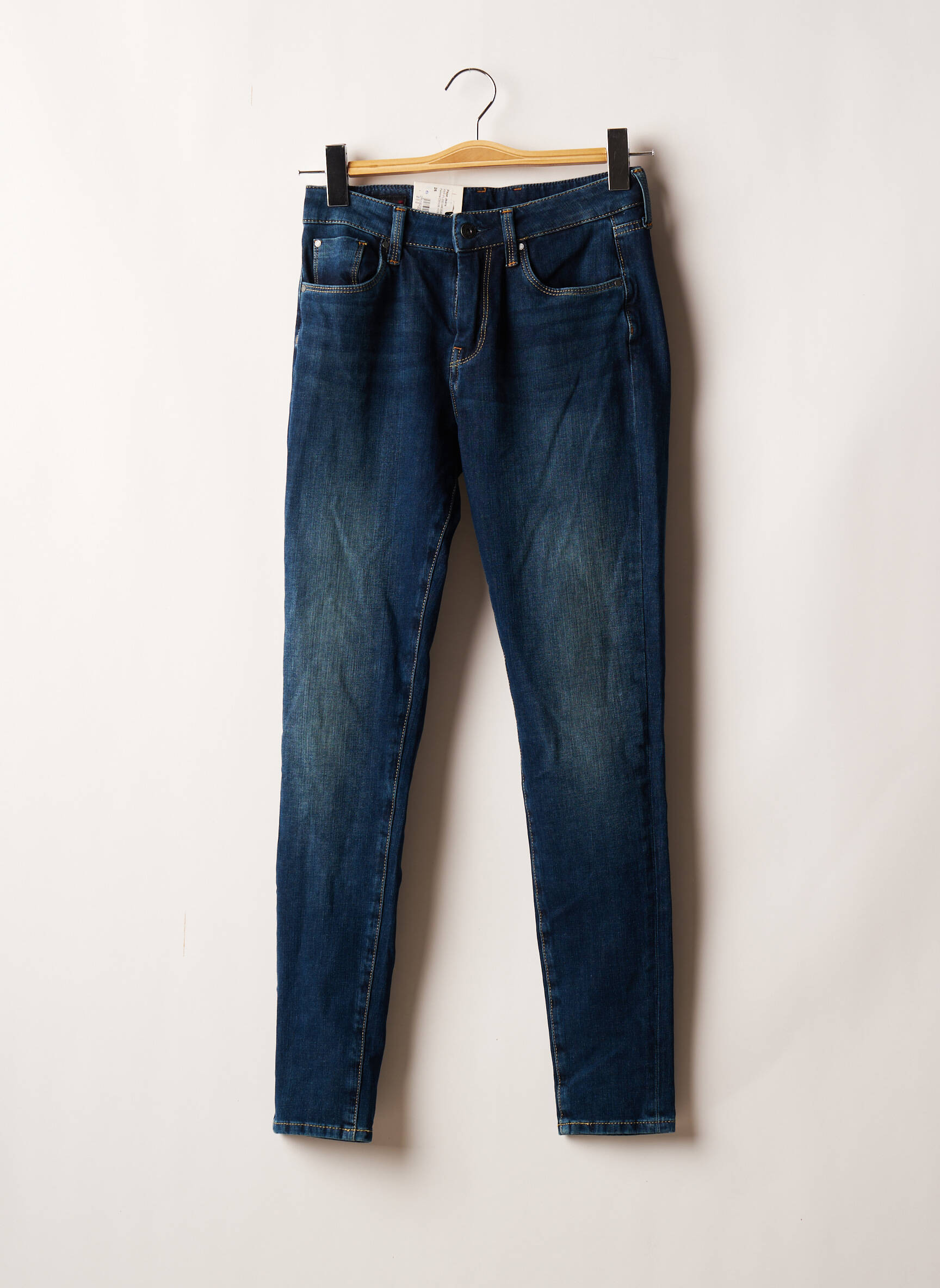 Lieknos džinsai mėlyna PEPE JEANS moteris