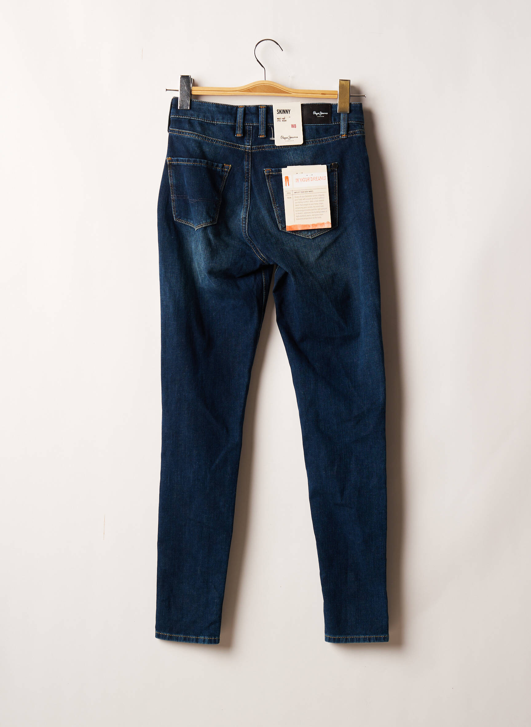 Lieknos džinsai mėlyna PEPE JEANS moteris