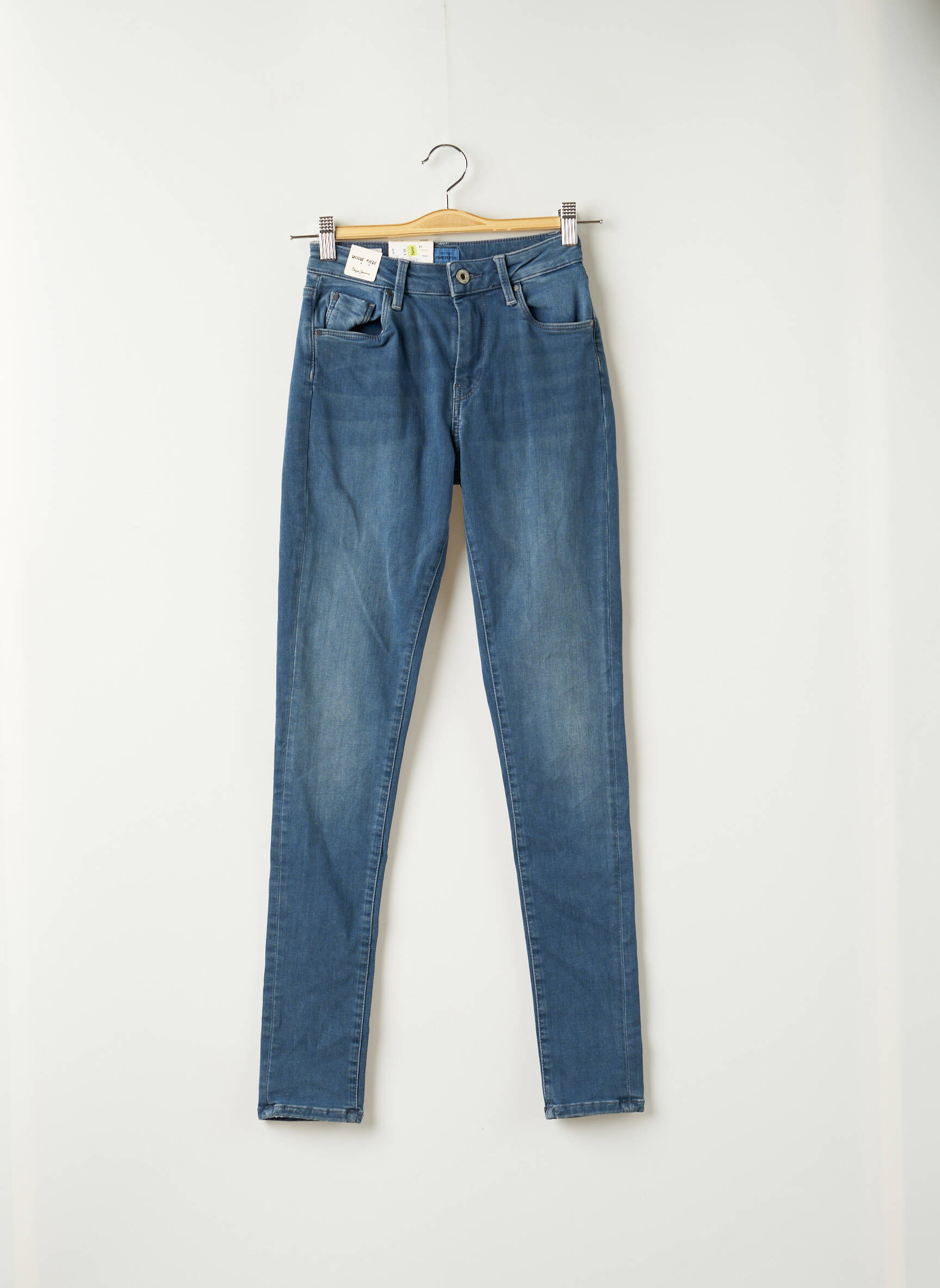 Lieknos džinsai mėlyna PEPE JEANS moteris