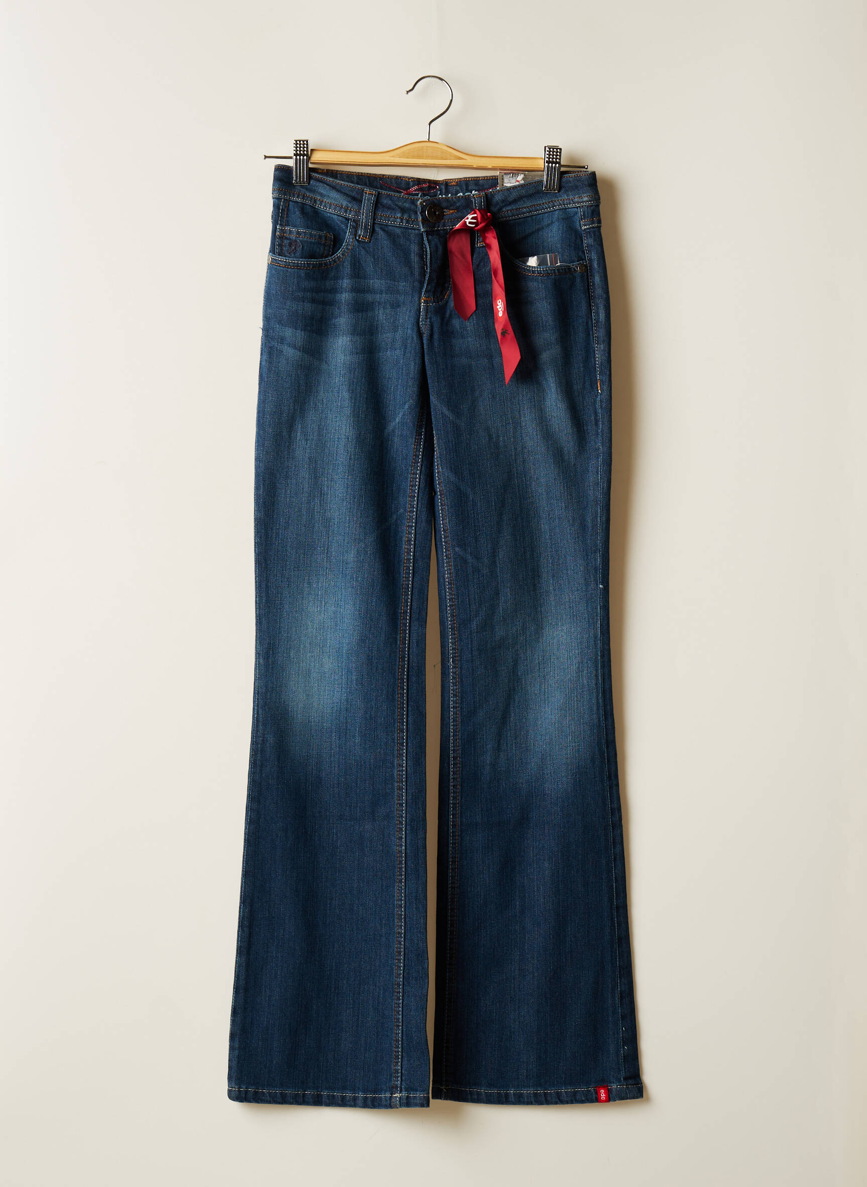 Flare tipo džinsai mėlyna EDC BY ESPRIT moteris