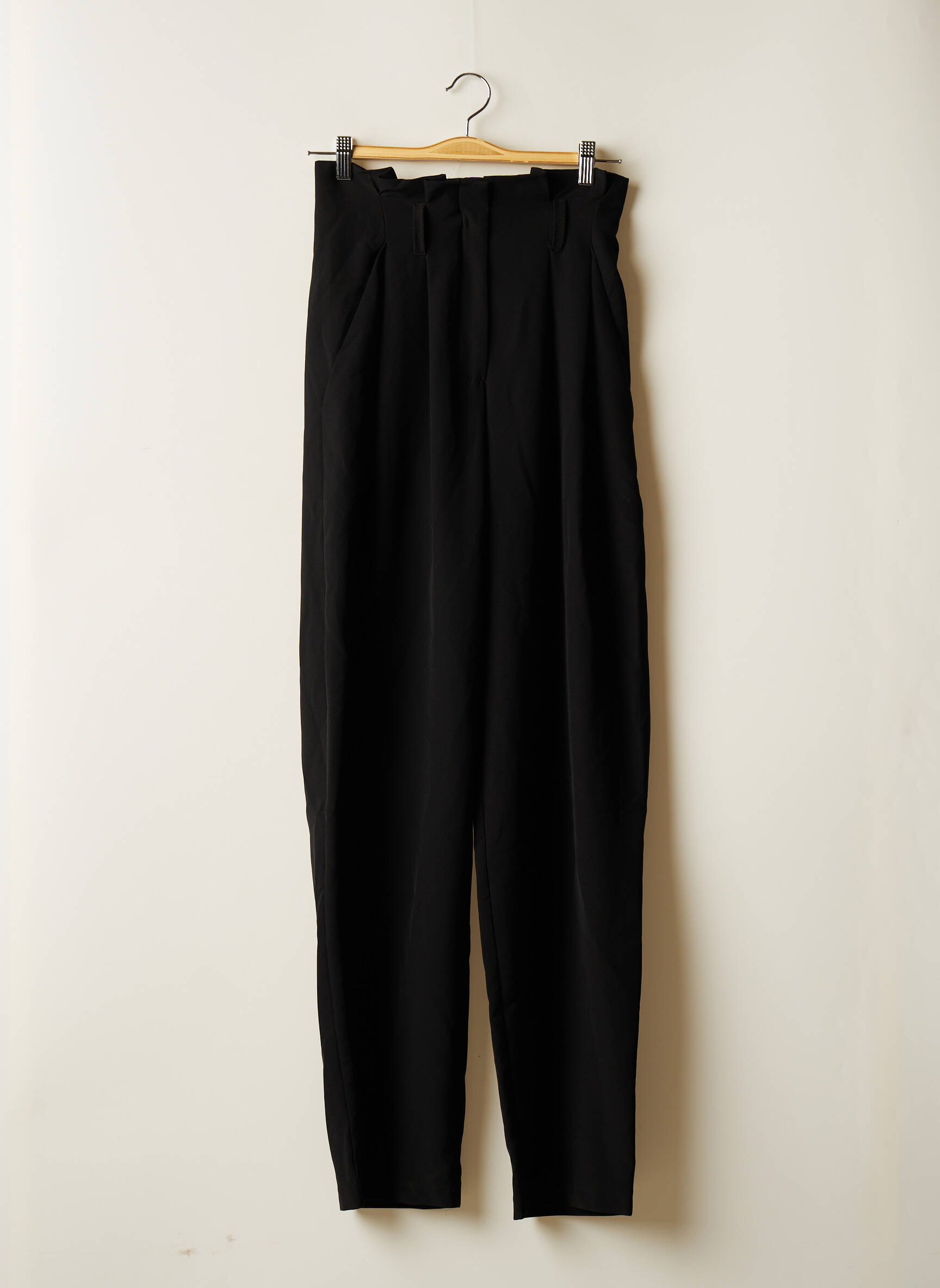 Platus kelnes juodas ASTRID BLACK LABEL moteris