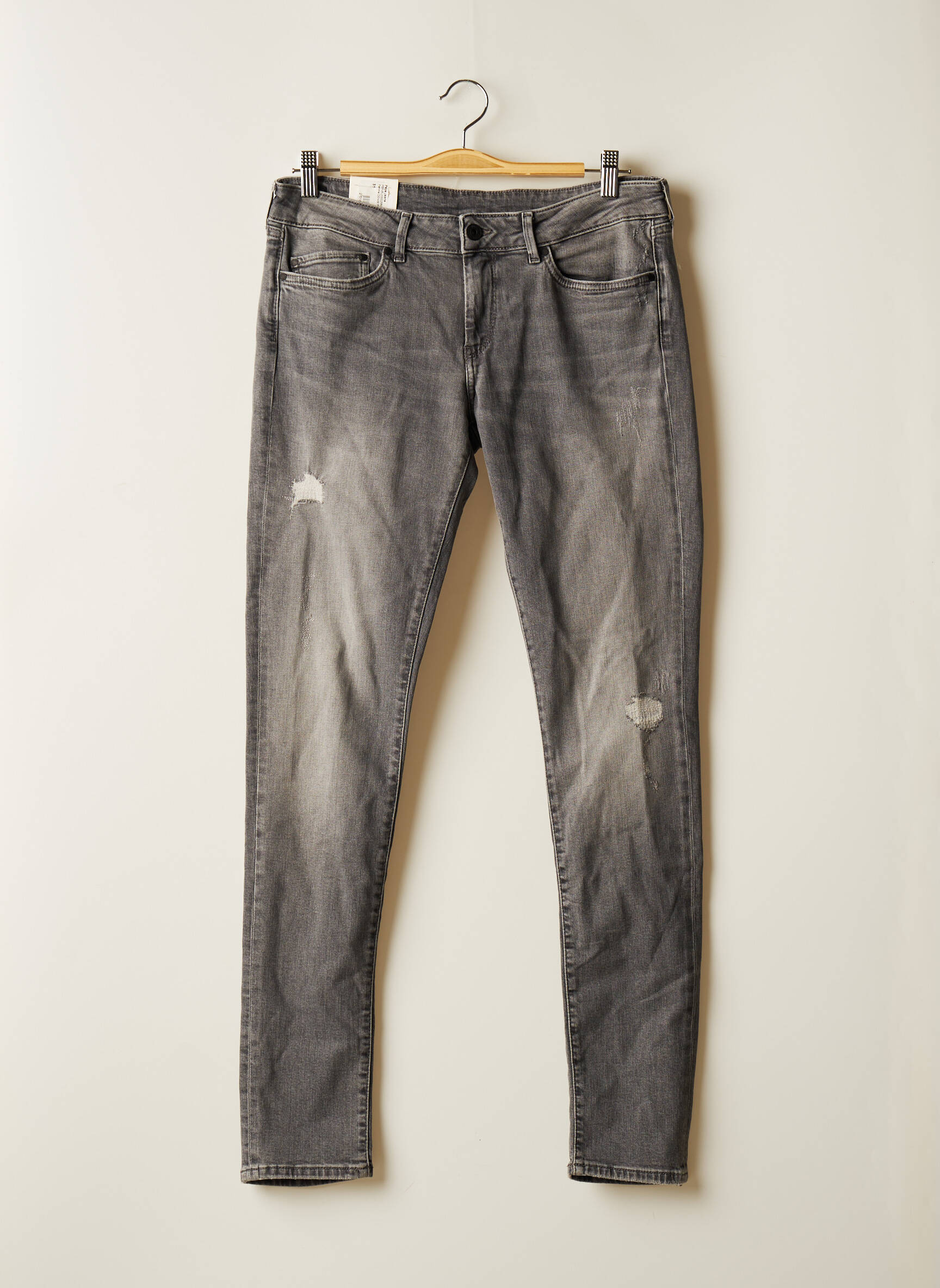 Lieknos džinsai pilka PEPE JEANS moteris