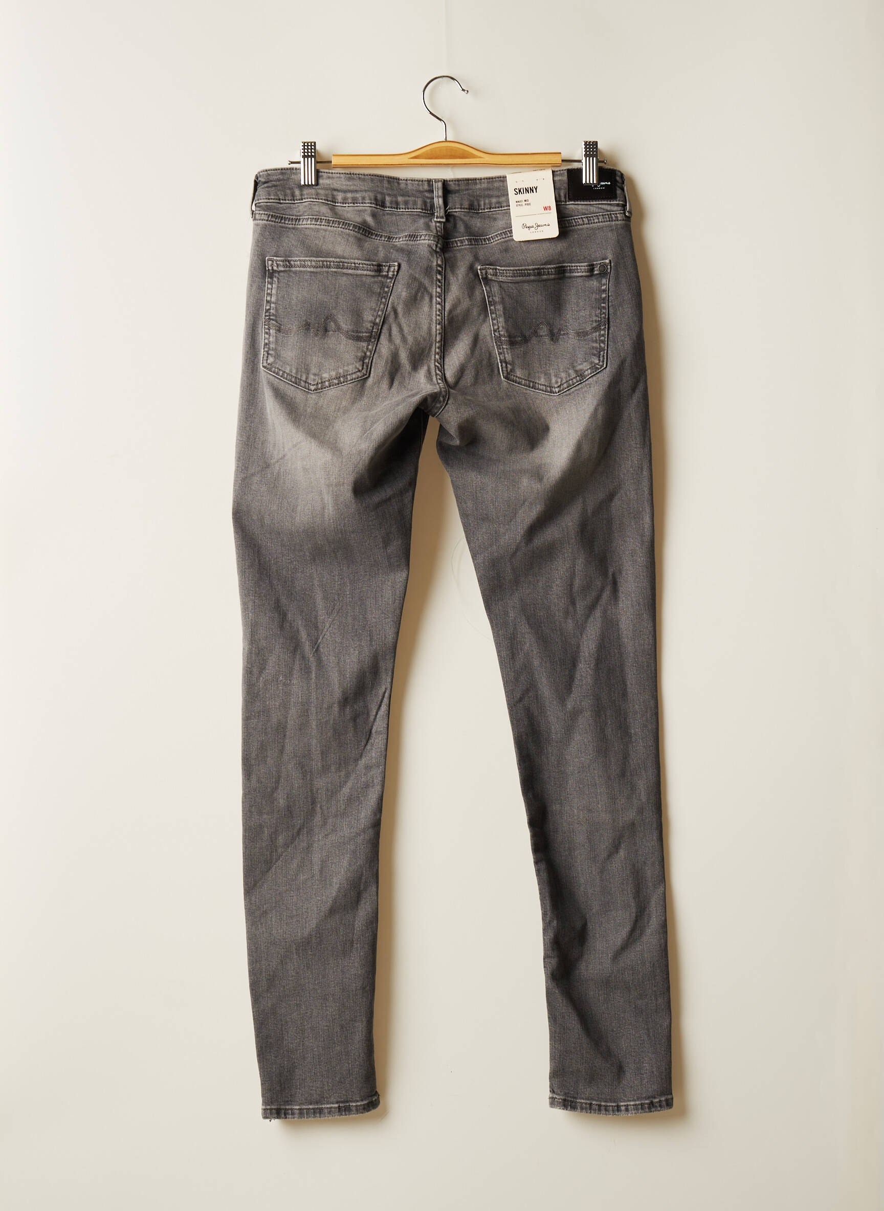Lieknos džinsai pilka PEPE JEANS moteris