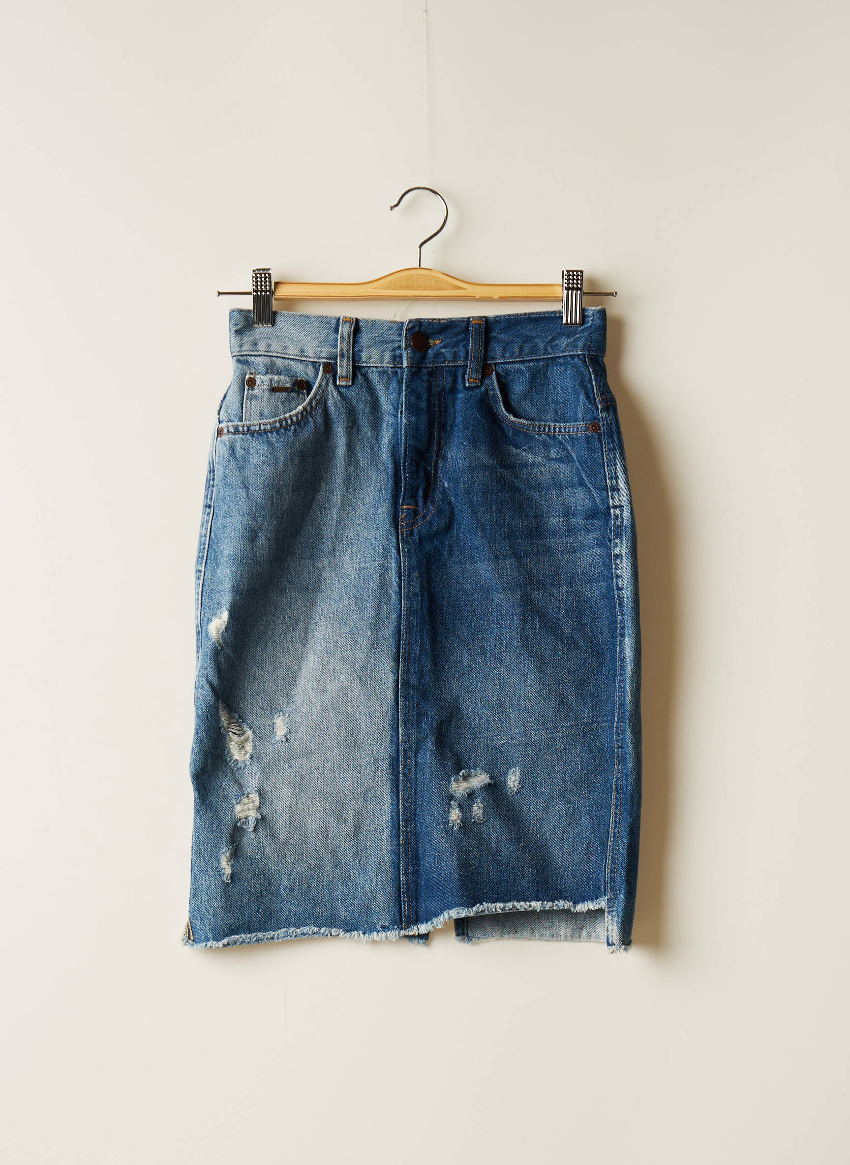 Pusilgis sijonas mėlyna PEPE JEANS moteris
