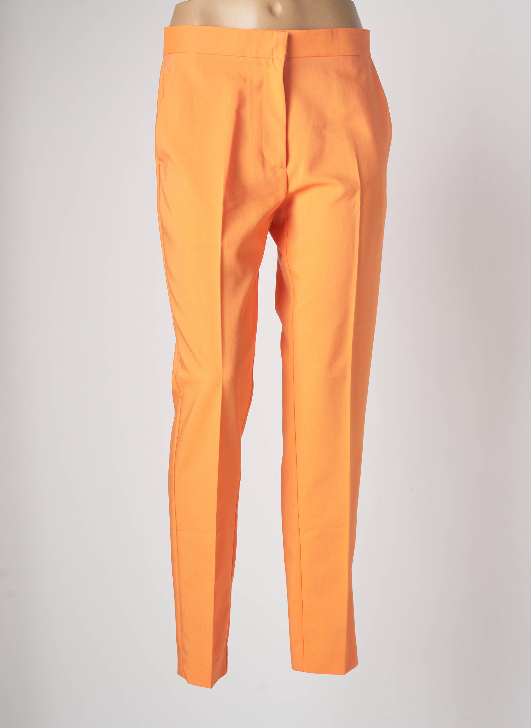 Chino kelnė kišenės aukšta talija oranžinė TWINSET moteris