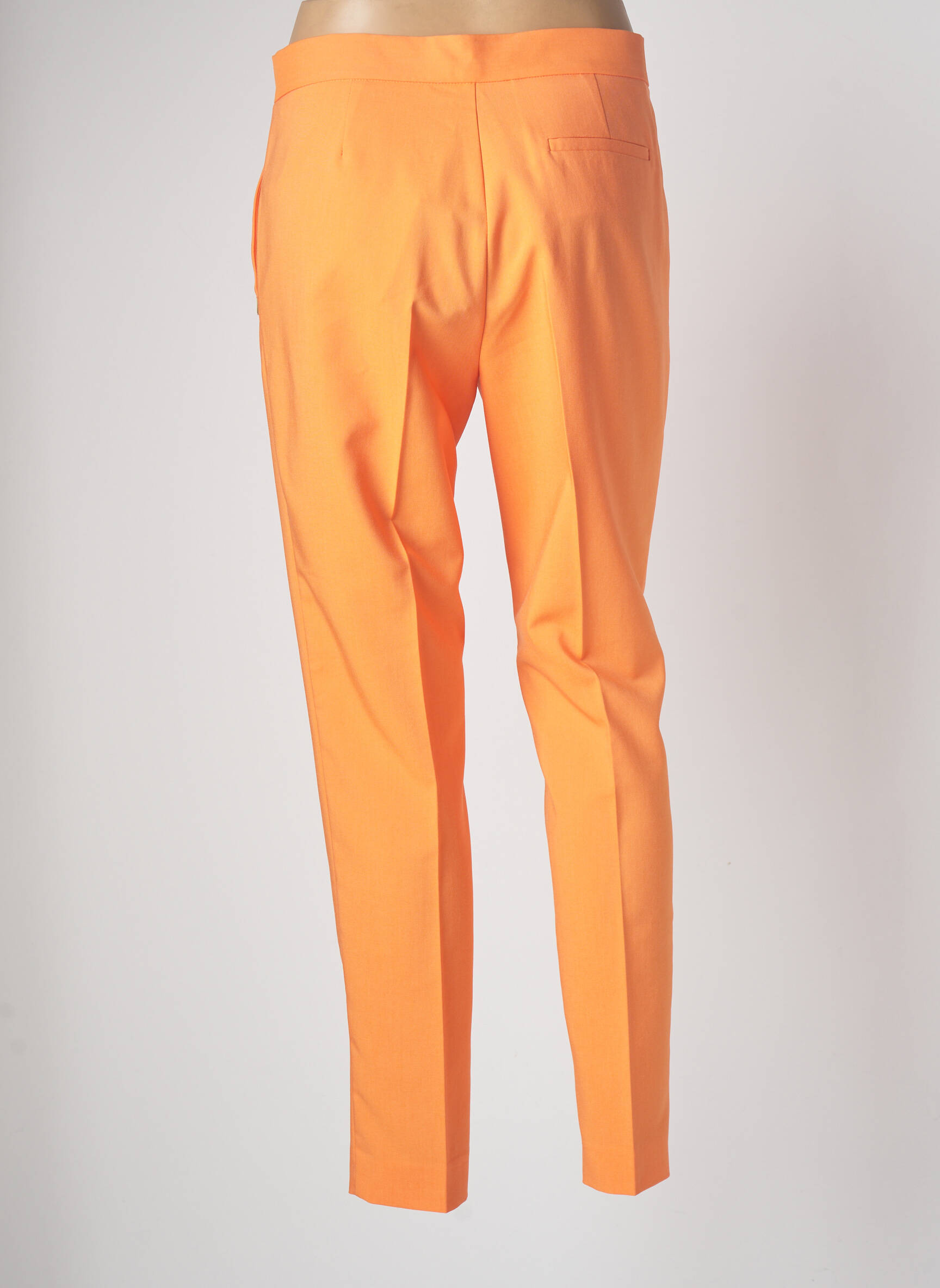Chino kelnė kišenės aukšta talija oranžinė TWINSET moteris