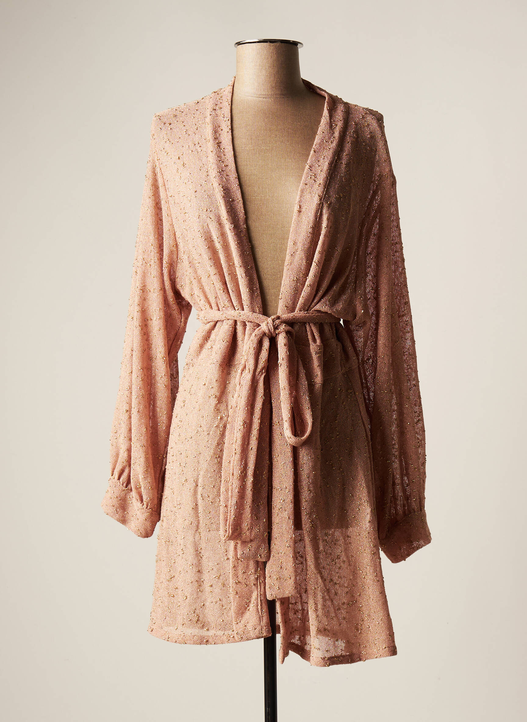 Kimono striukė col v rožinė SEASS moteris