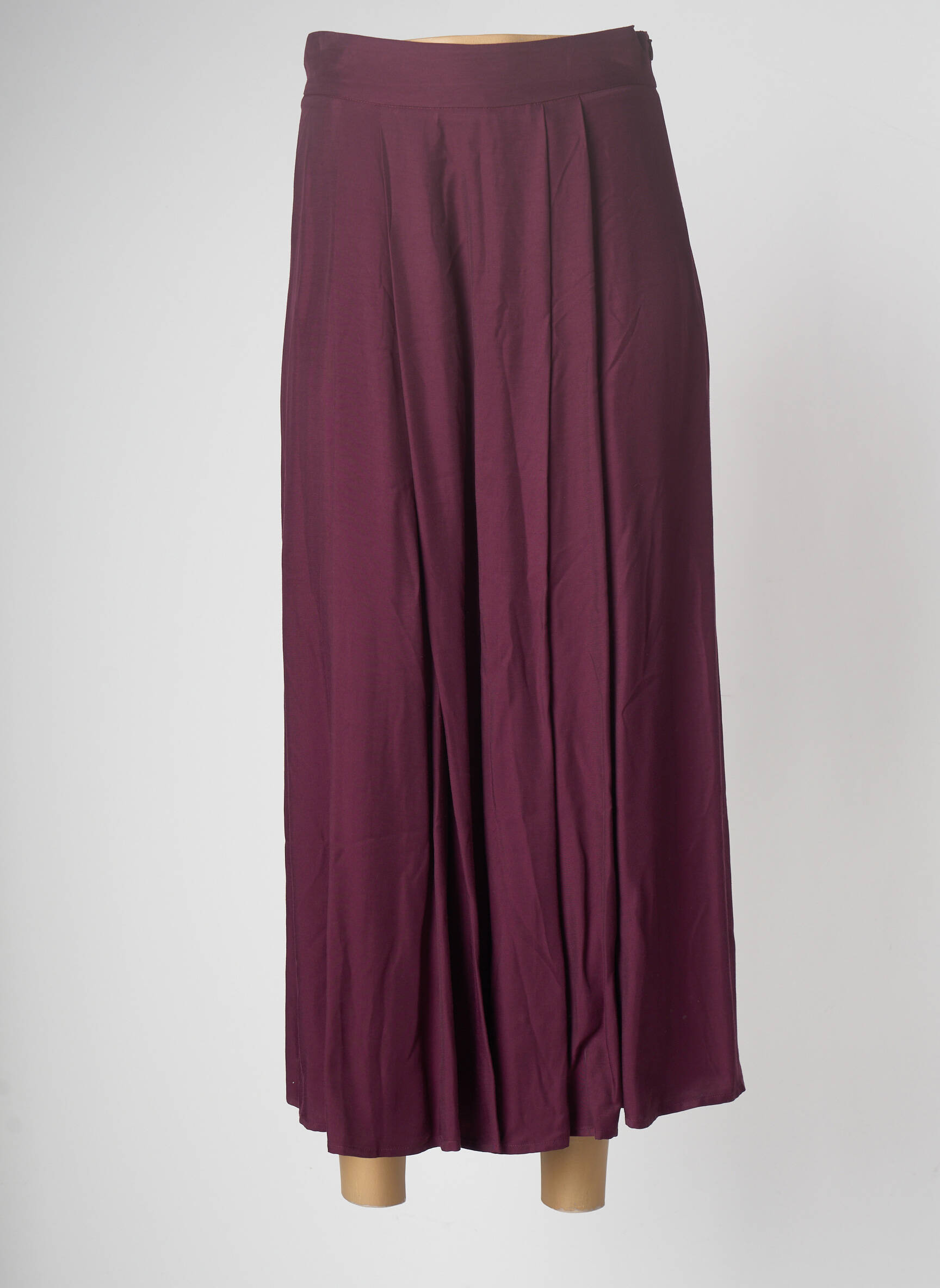 Ilgas sijonas aukšta talija violetinis MODETROTTER moteris