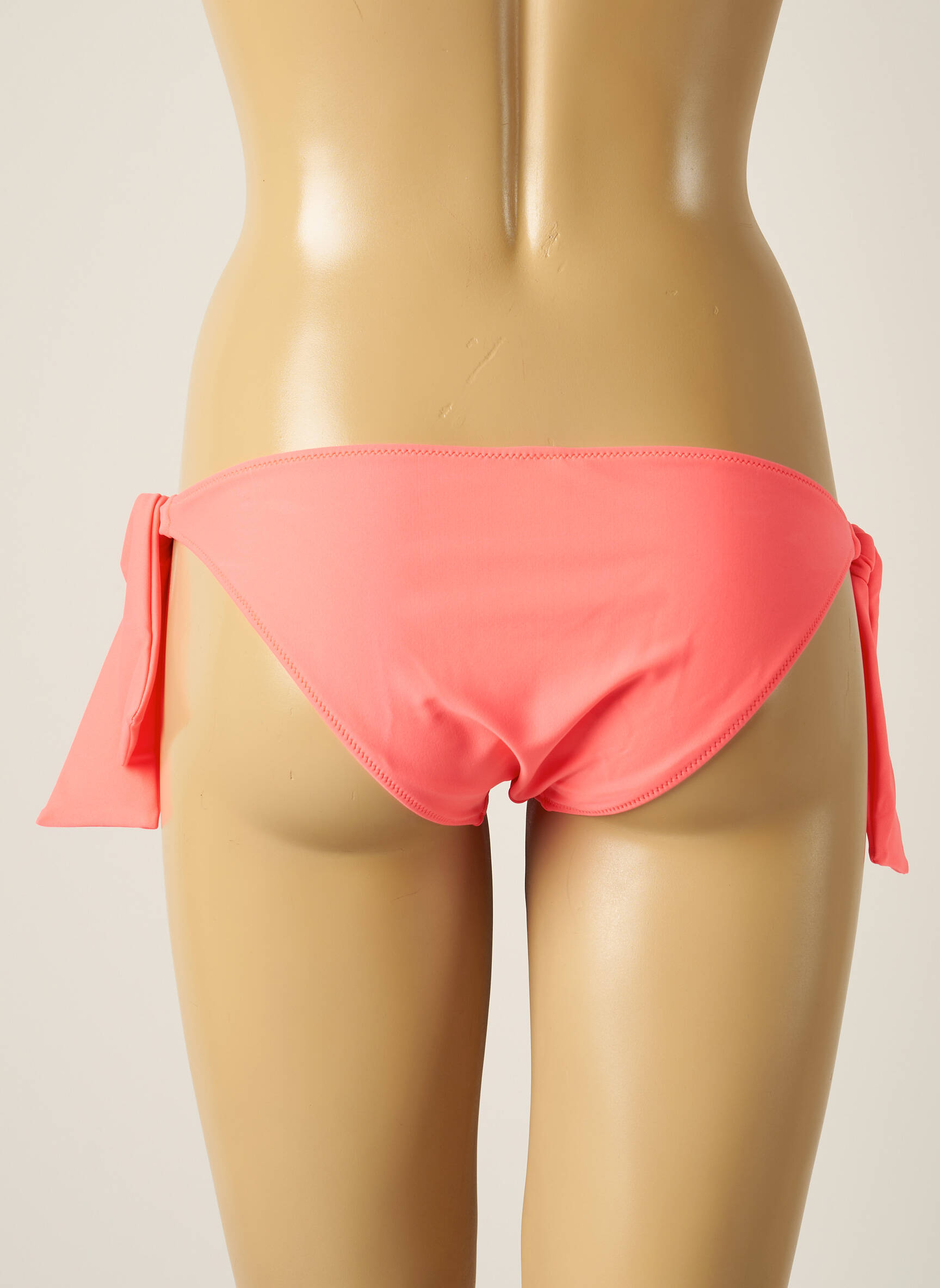 Maudymosi kelnaitės satino efektas bikini rožinė SOWE moteris