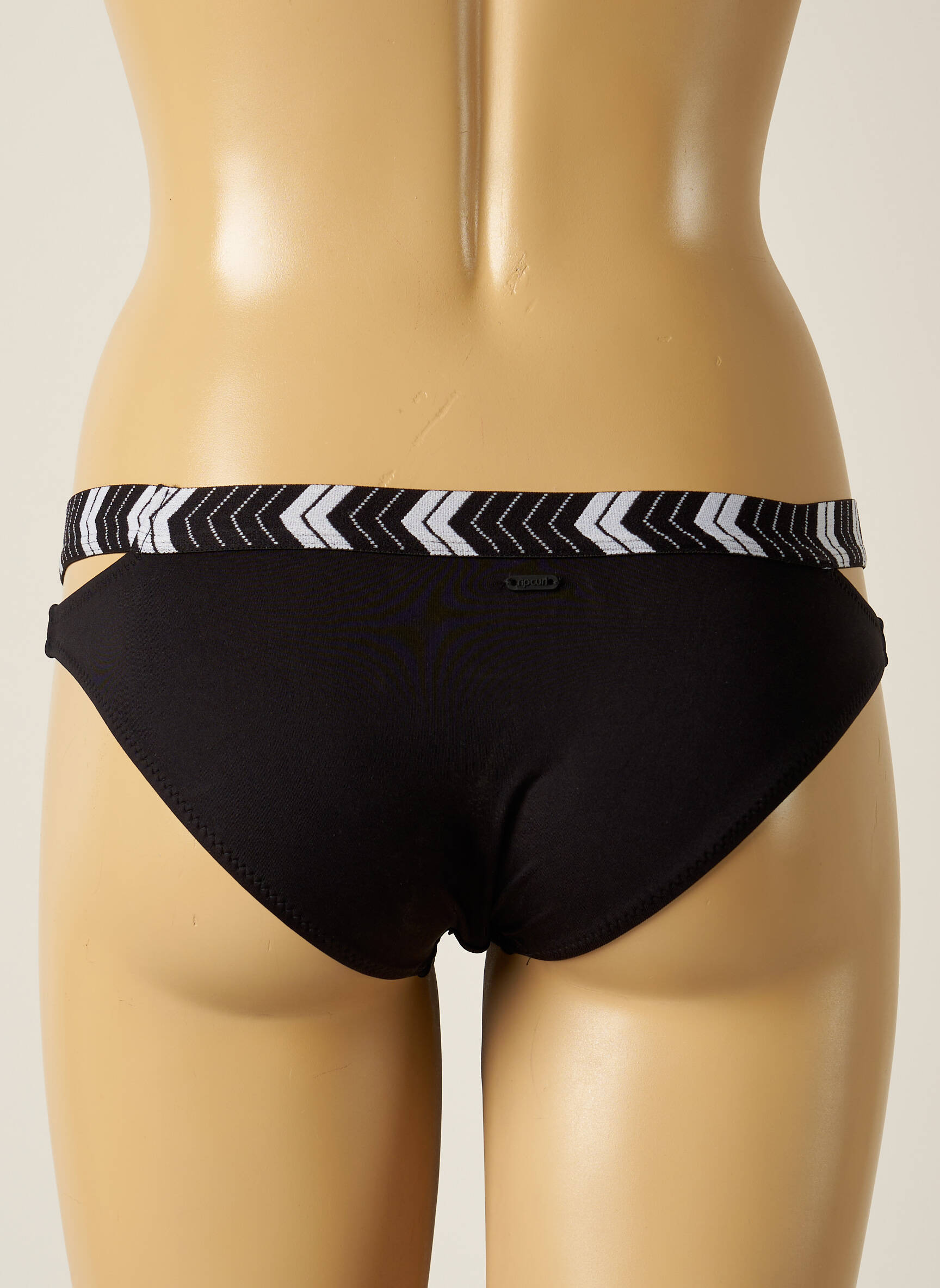 Maudymosi kelnaitės satino efektas kelnaitės juodas RIP CURL moteris