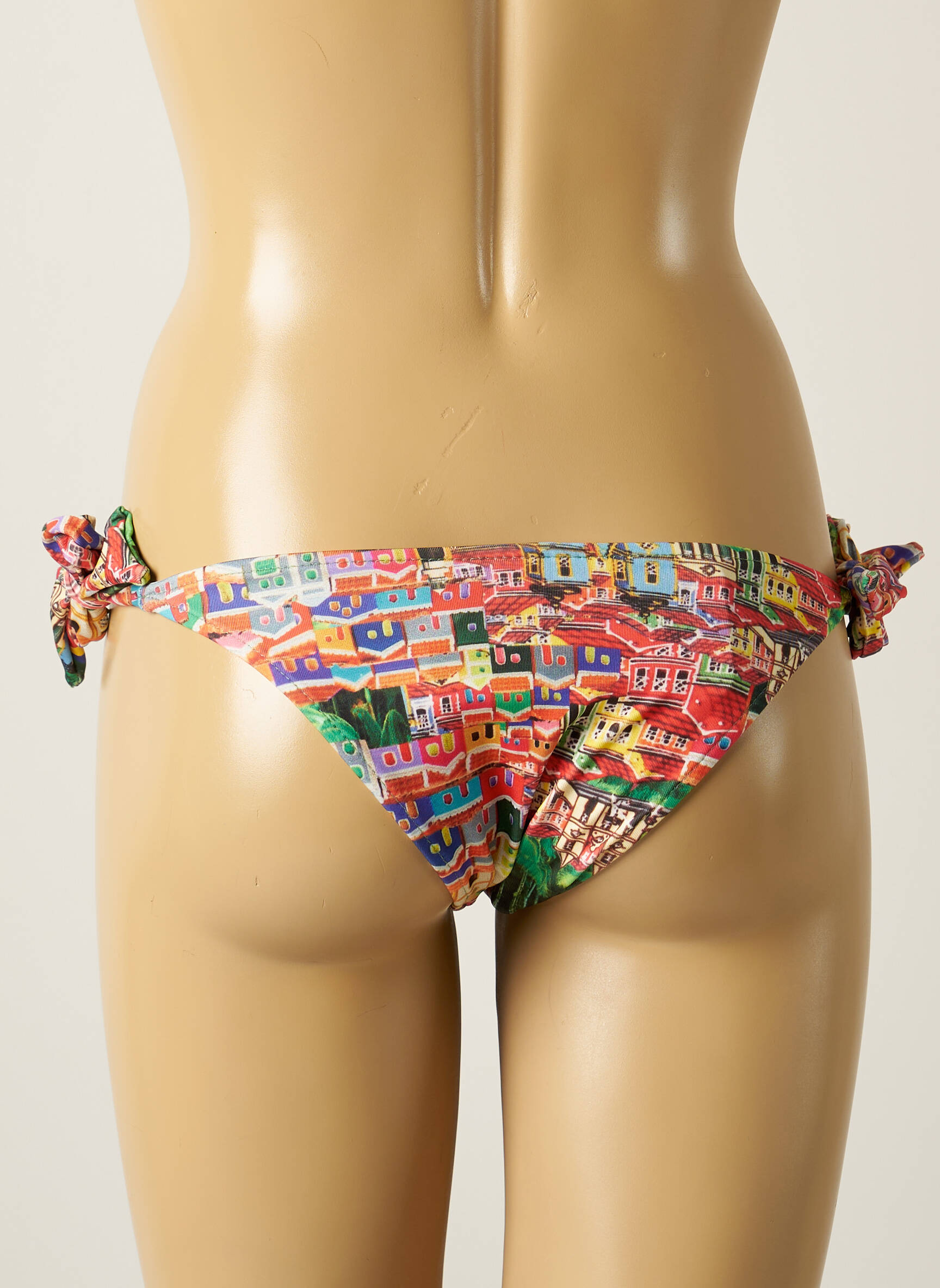 Maudymosi kelnaitės tiesioginis dažymas spausdinimas bikini raudona MARYSSIL moteris