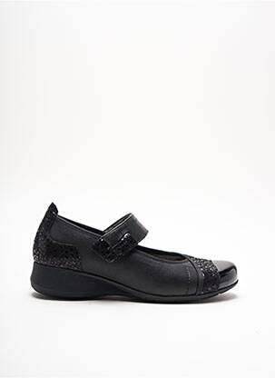 Balerinos velcro užsegimas plokščias kulnas iki 3 cm juodas PEDI GIRL moteris